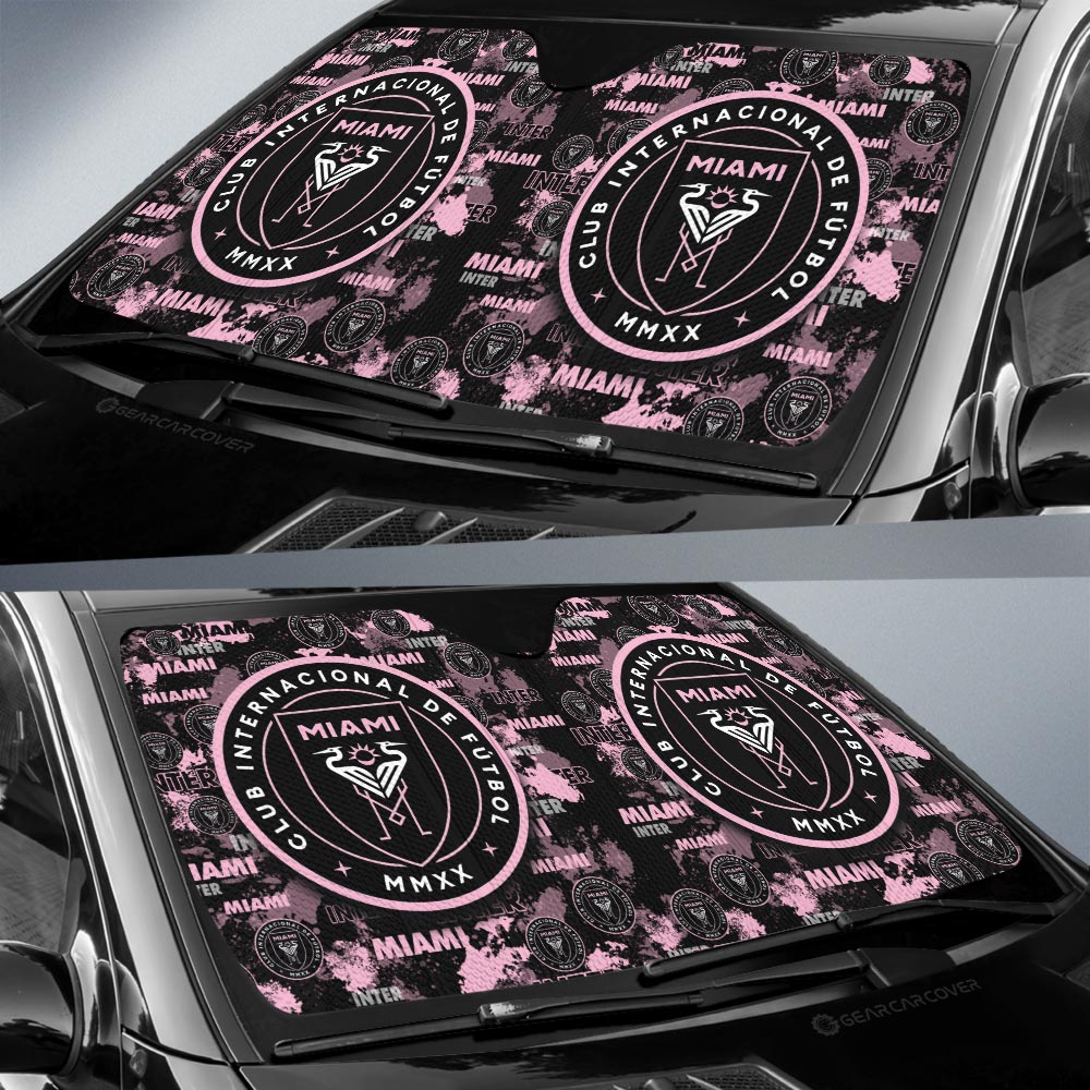 Inter Miami CF Car Sunshade Custom Car Accessories - Gearcarcover - 2