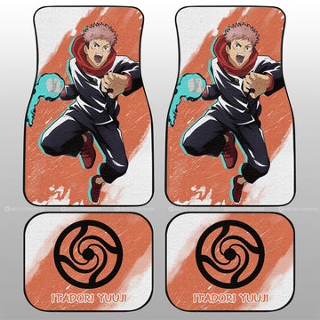 Itadori Yuuji Car Floor Mats Custom Car Accessories - Gearcarcover - 1