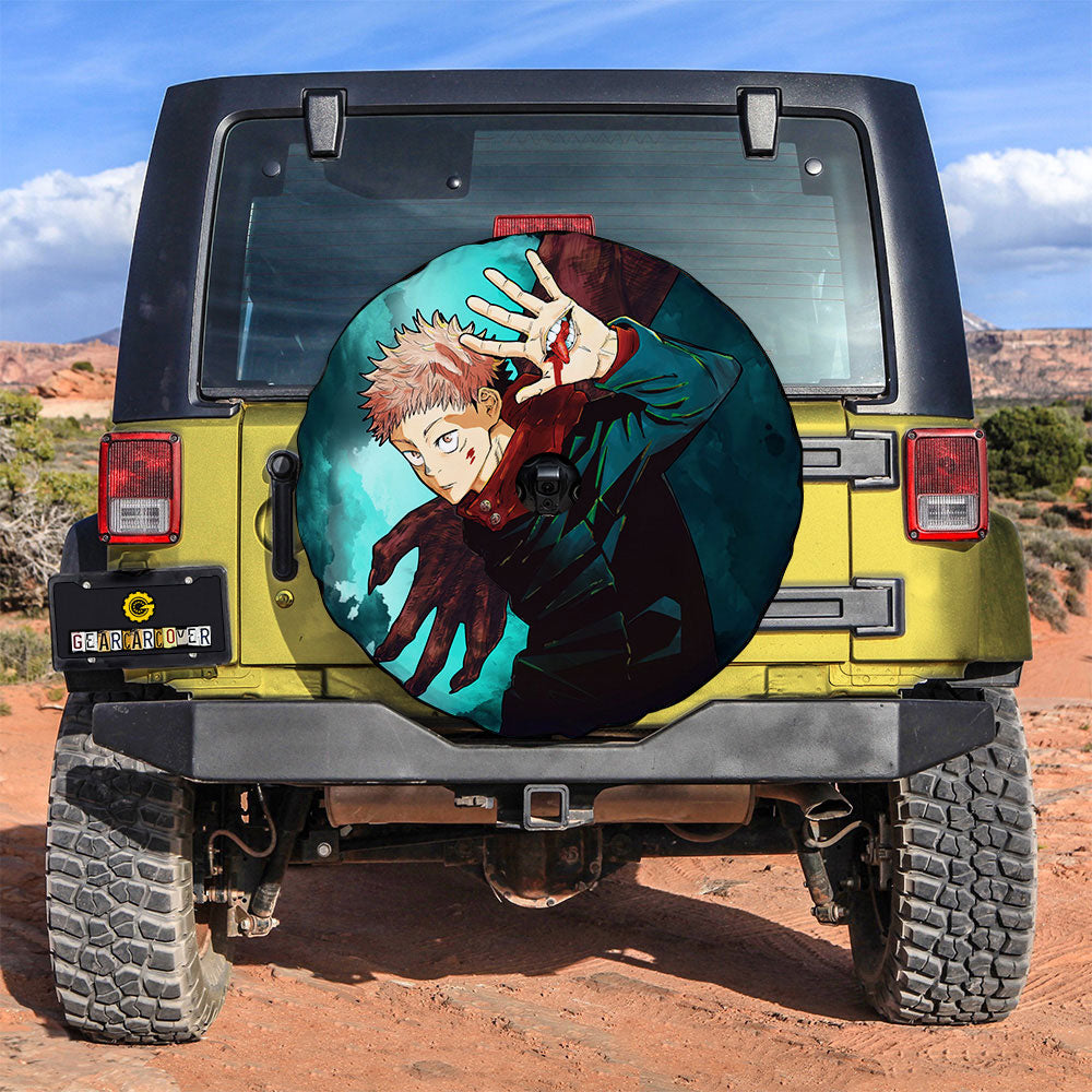 Itadori Yuuji Spare Tire Covers Camera Hole Collection - Gearcarcover - 3