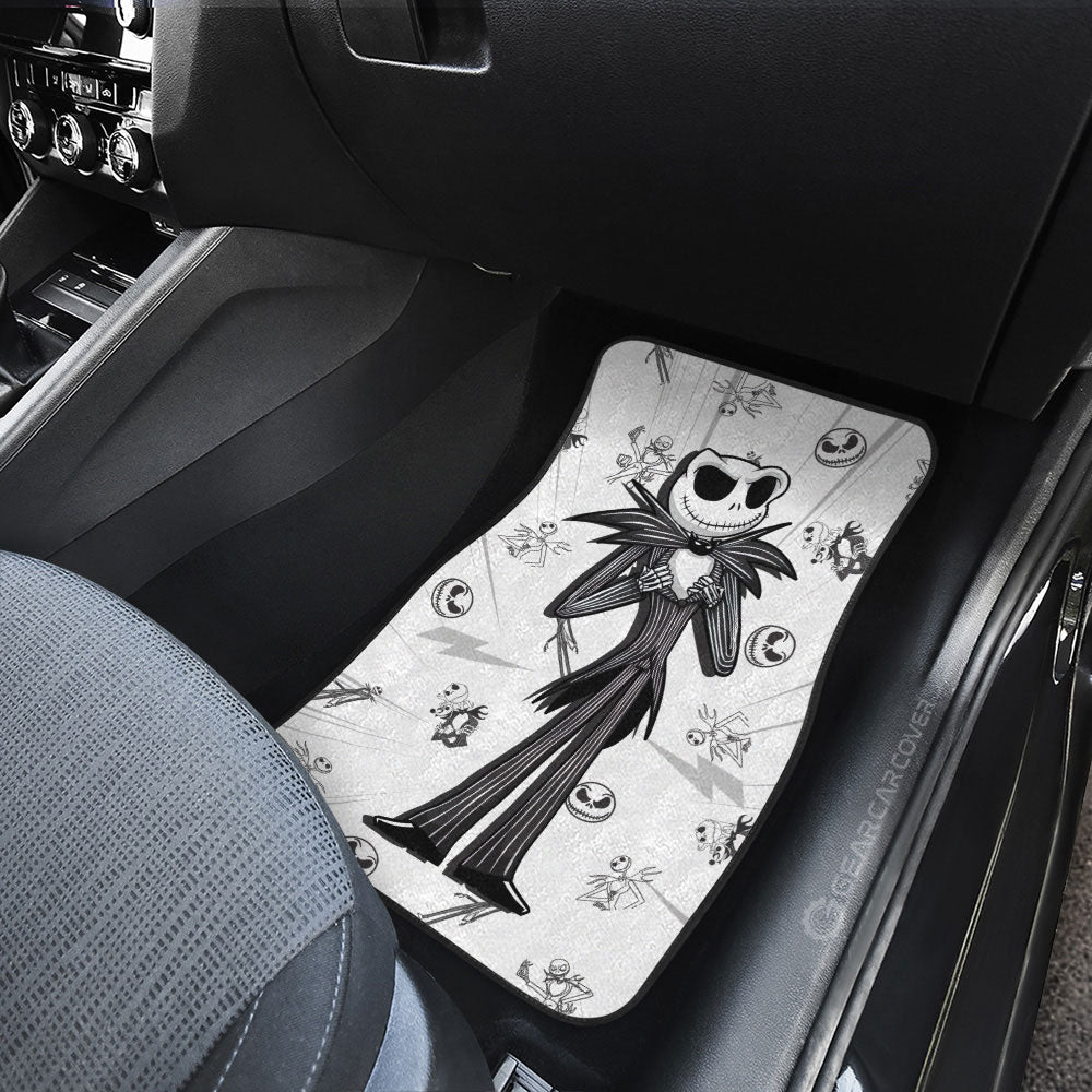 Jack Skellington Car Floor Mats Custom Cartoon Car Accessories - Gearcarcover - 3