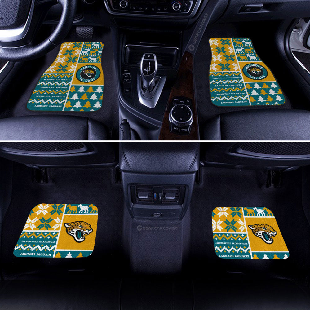 Jacksonville Jaguars Car Floor Mats Custom Ugly Style Car Accessories - Gearcarcover - 2