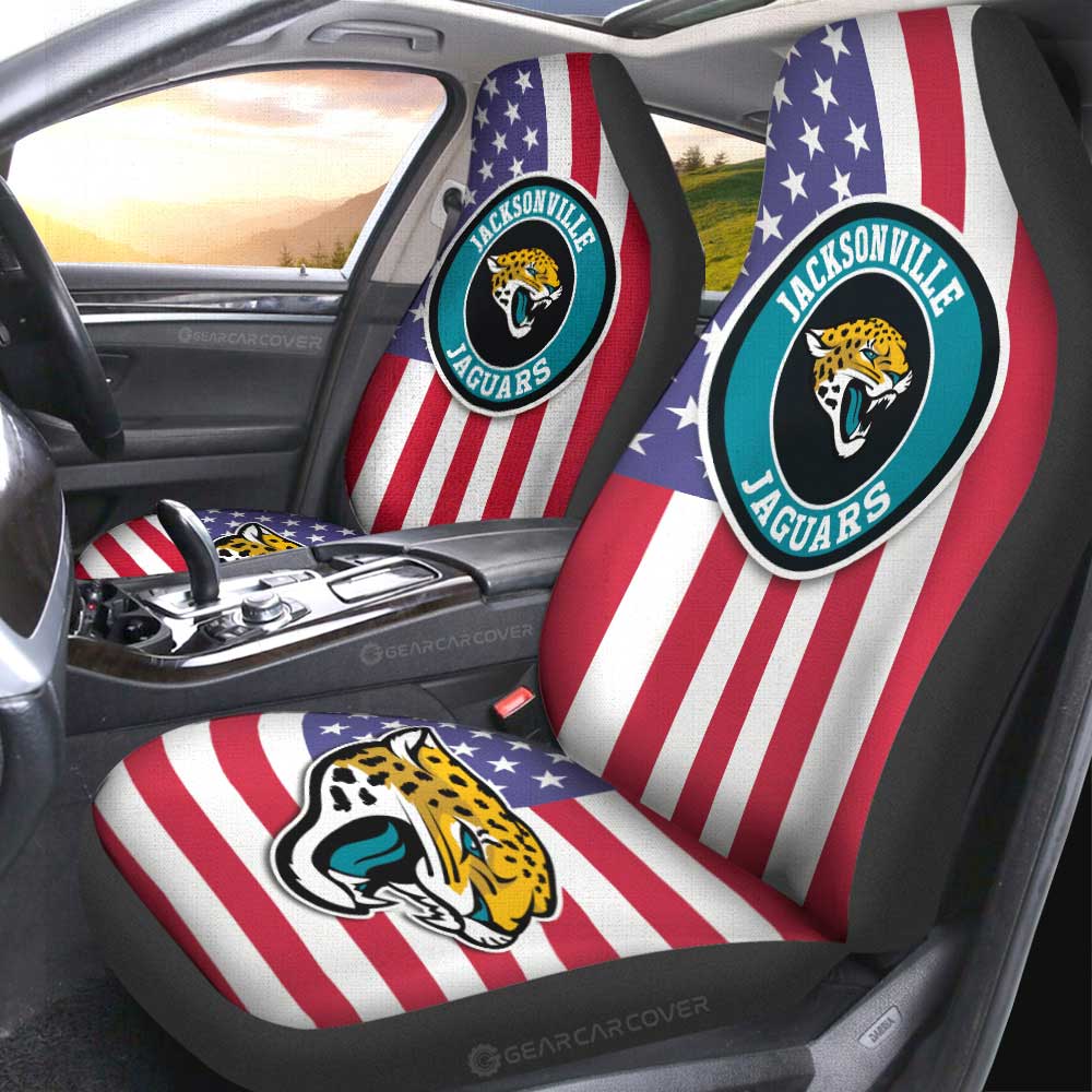 Jacksonville Jaguars Car Seat Covers Custom Car Decor Accessories - Gearcarcover - 2