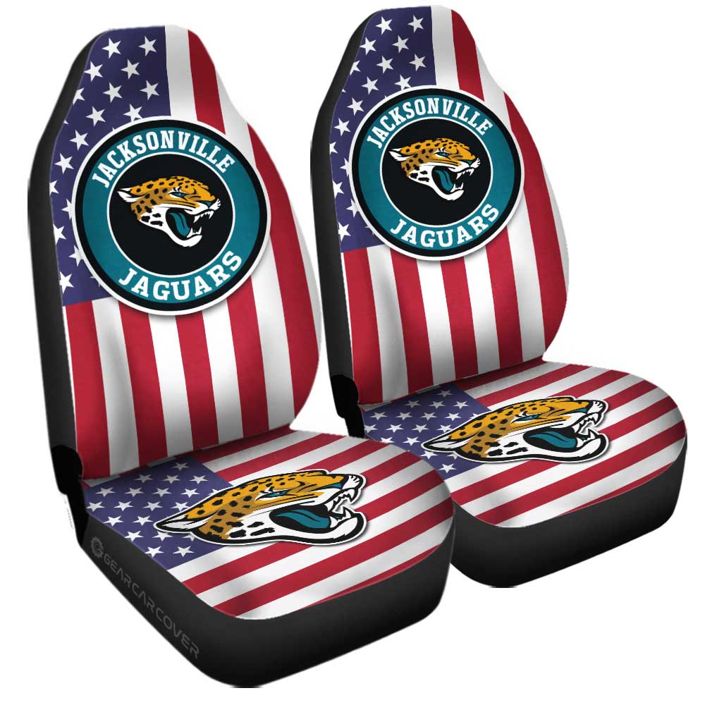 Jacksonville Jaguars Car Seat Covers Custom Car Decor Accessories - Gearcarcover - 3