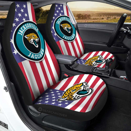 Jacksonville Jaguars Car Seat Covers Custom Car Decor Accessories - Gearcarcover - 1