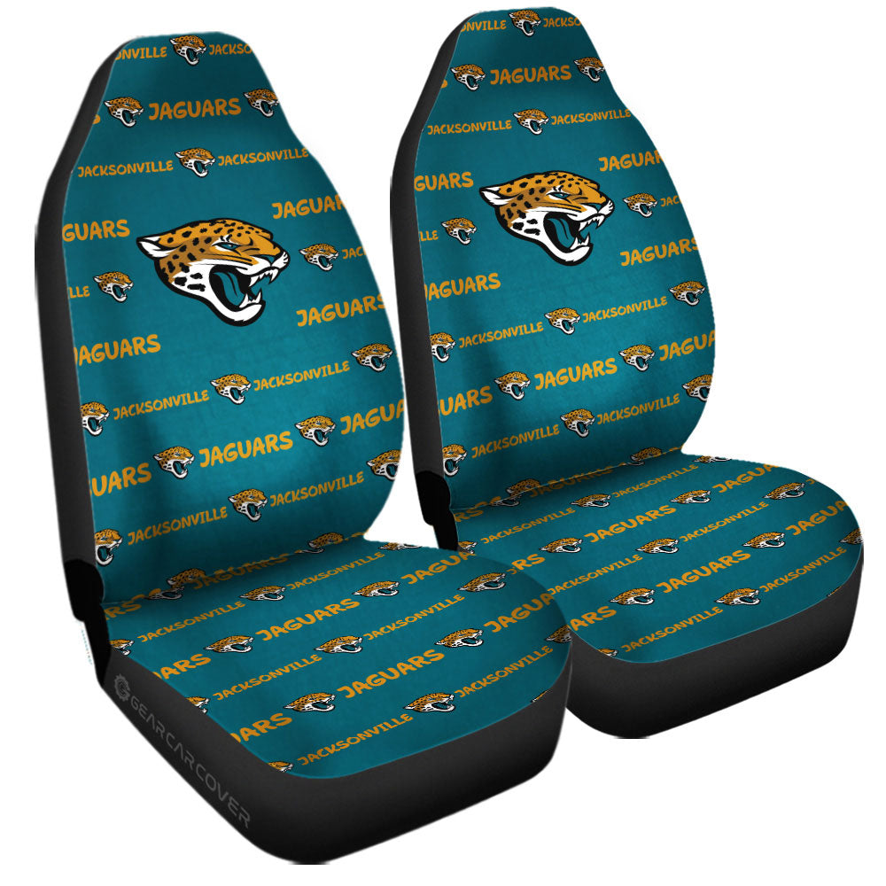 Jacksonville Jaguars Car Seat Covers Sporty Team Collection - Gearcarcover - 3