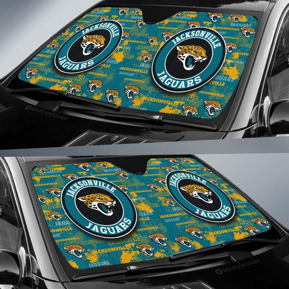 Jacksonville Jaguars Car Sunshade Custom Car Accessories - Gearcarcover - 2