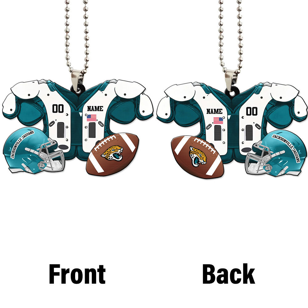 Jacksonville Jaguars Ornament Personalized Uniforms Collection - Gearcarcover - 4