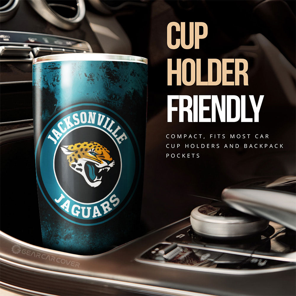 Jacksonville Jaguars Tumbler Cup Custom Car Accessories - Gearcarcover - 3