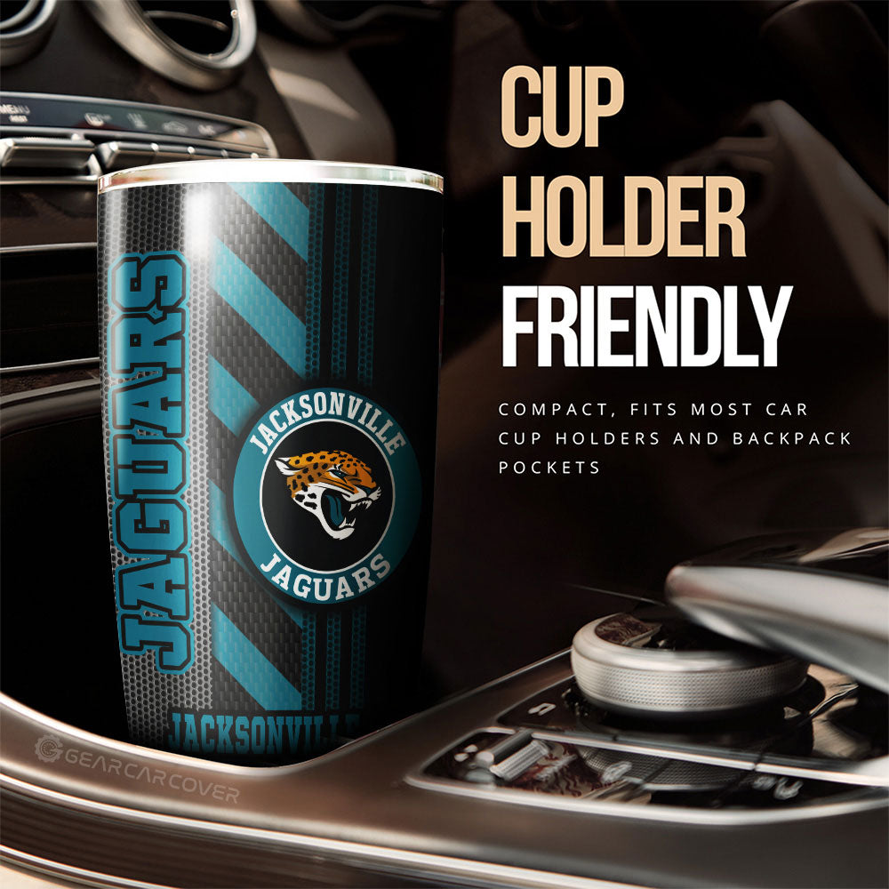 Jacksonville Jaguars Tumbler Cup Custom Car Accessories - Gearcarcover - 3
