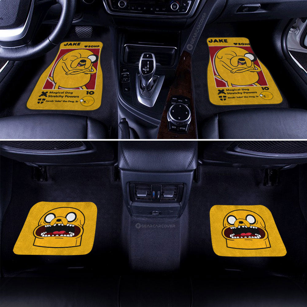 Jake Car Floor Mats Custom Adventure Time Car Accessories - Gearcarcover - 2