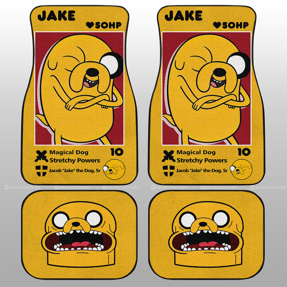 Jake Car Floor Mats Custom Adventure Time Car Accessories - Gearcarcover - 1