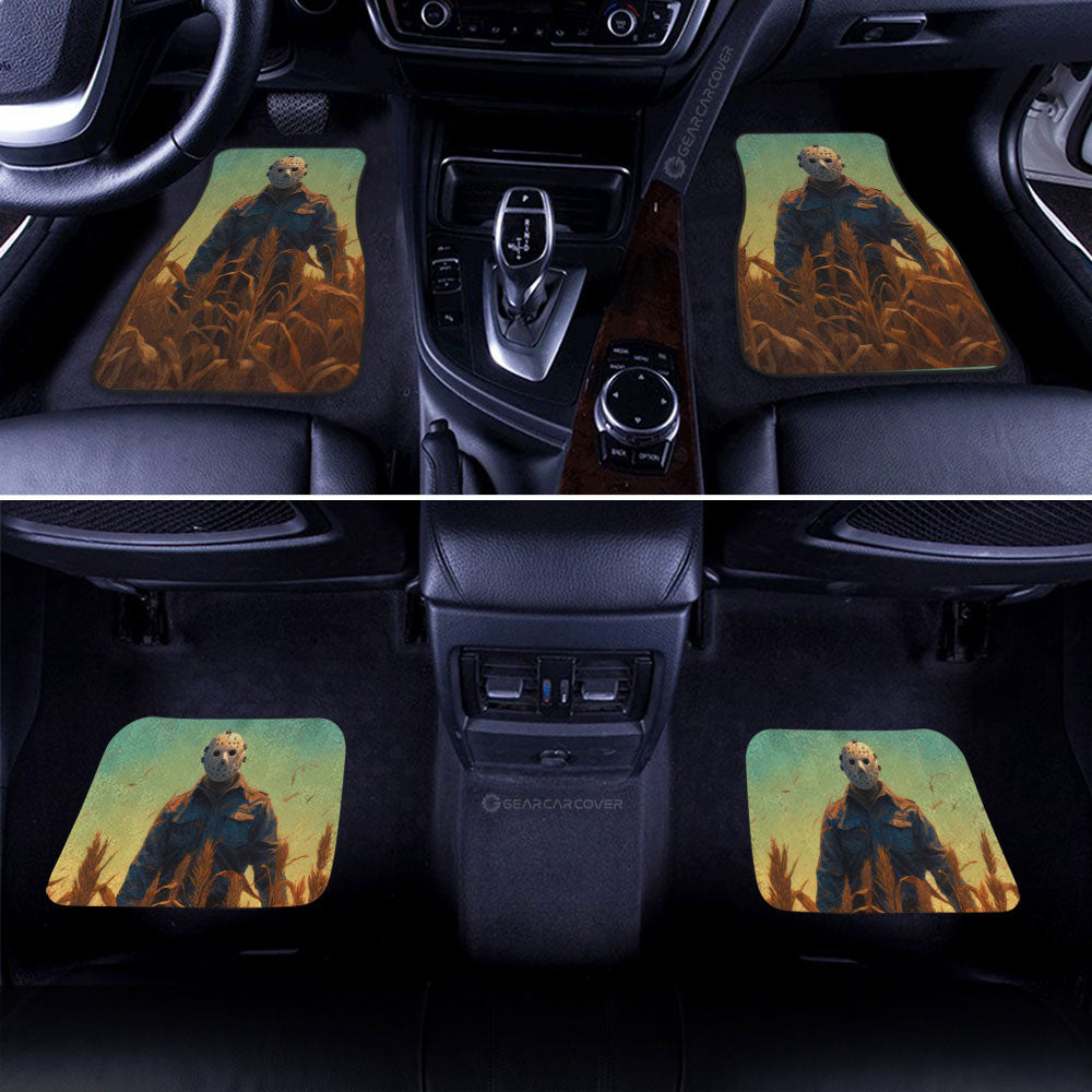 Jason Voorhees Car Floor Mats Custom Horror Car Accessories - Gearcarcover - 2