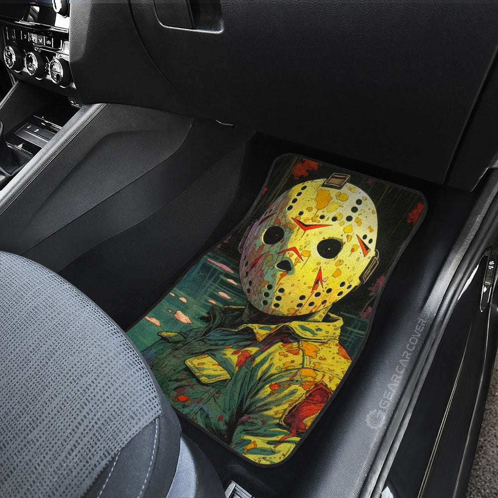 Jason Voorhees Car Floor Mats Custom Horror Car Accessories - Gearcarcover - 3
