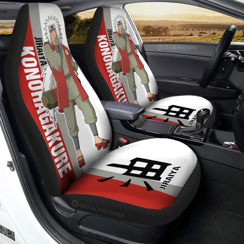 Jiraiya Car Seat Covers Custom Anime Naruto Car Interior