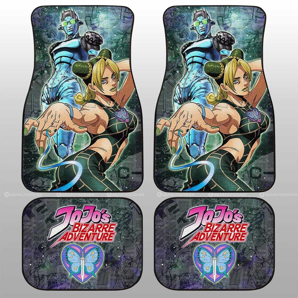 Jolyne Kuujou Car Floor Mats Custom Galaxy Style JJBA Car Accessories - Gearcarcover - 2