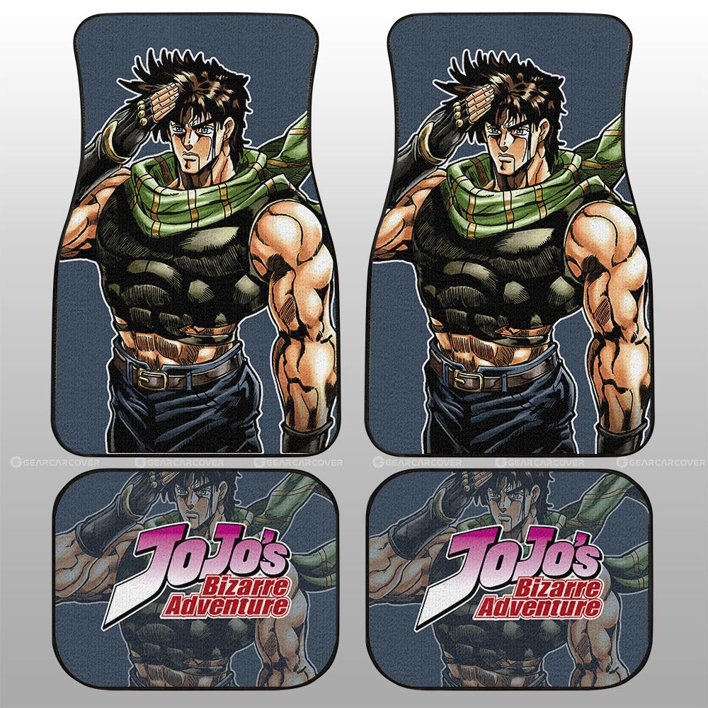 Joseph Joestar Car Floor Mats Custom Main Character Bizarre Adventure - Gearcarcover - 2