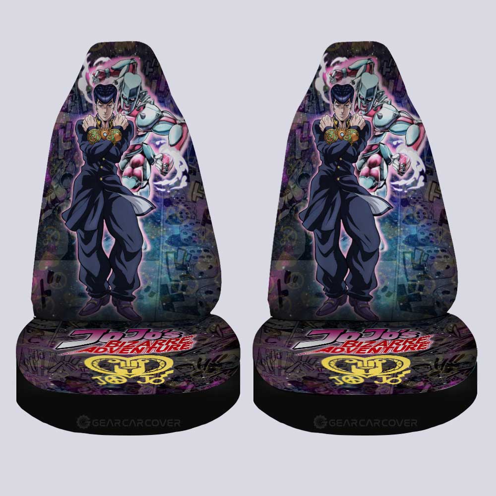 Josuke Higashikata Car Seat Covers Custom Galaxy Style JJBA Car Accessories - Gearcarcover - 4