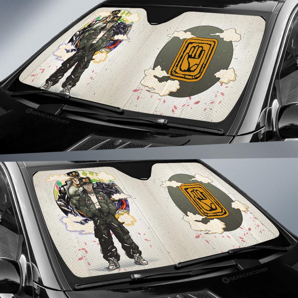 Jotaro Kujo Car Sunshade Anime Collection - Gearcarcover - 2