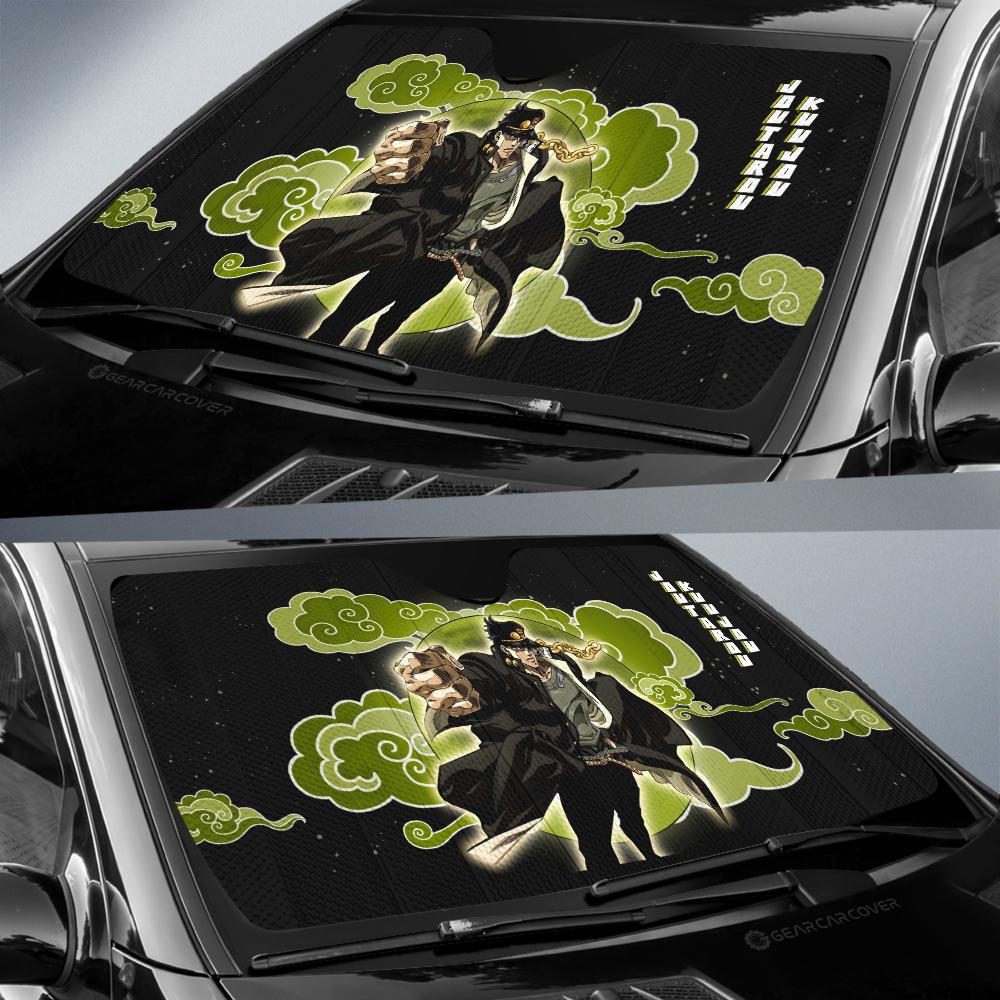 Joutarou Kuujou Car Sunshade Custom Bizarre Adventure - Gearcarcover - 2