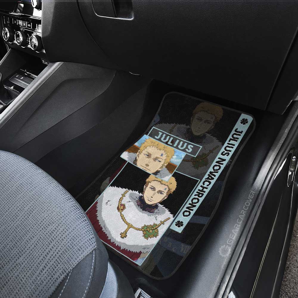 Julius Novachrono Car Floor Mats Custom Black Clover Anime - Gearcarcover - 3