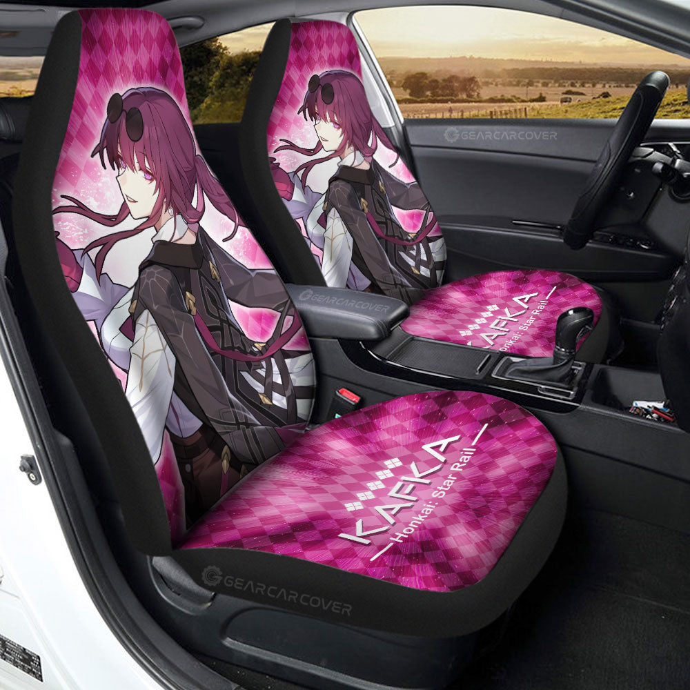 Kafka Car Seat Covers Custom Honkai Star Rail Car Accessories - Gearcarcover - 2