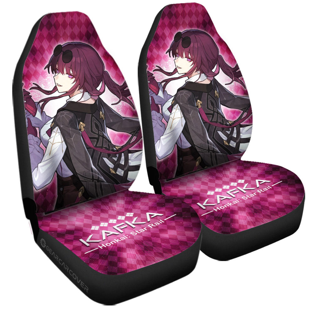 Kafka Car Seat Covers Custom Honkai Star Rail Car Accessories - Gearcarcover - 3