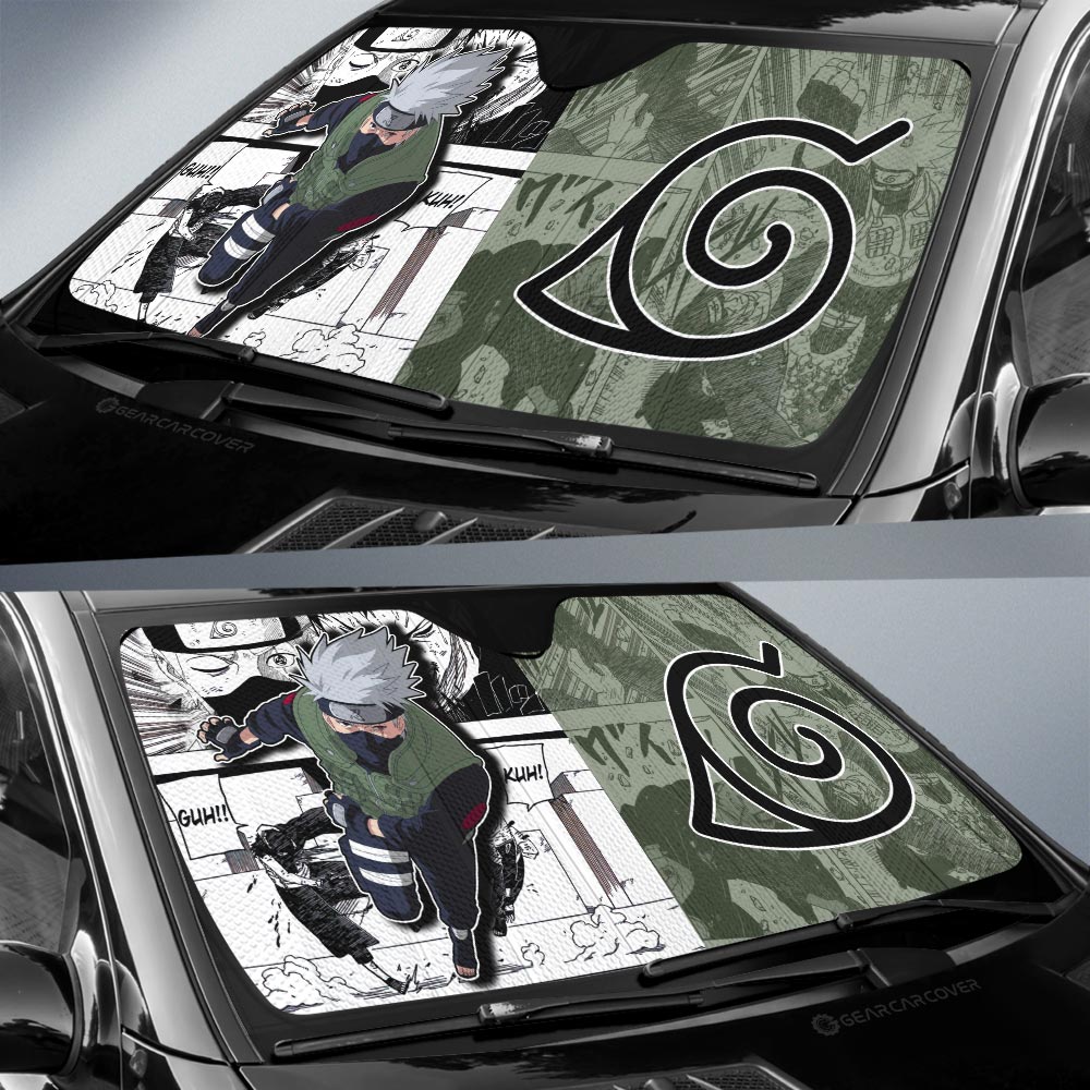 Kakashi Car Sunshade Custom Mix Manga Car Accessories - Gearcarcover - 2
