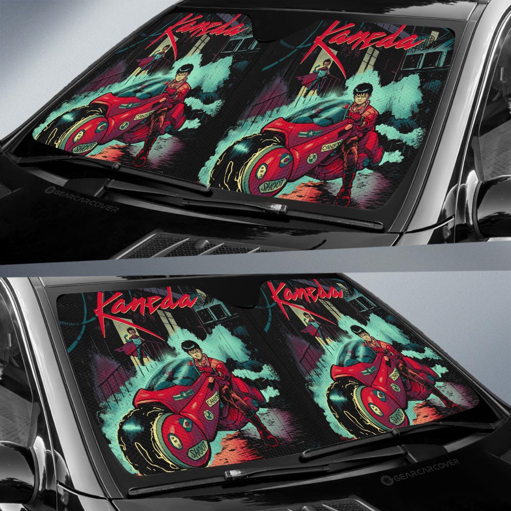 Kaneda Shotaro Car Sunshade Custom Akira Car Accessories - Gearcarcover - 2