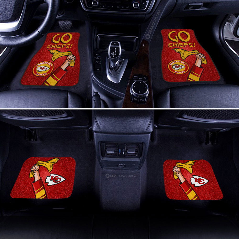 Kansas City Chiefs Car Floor Mats Custom Car Accessories - Gearcarcover - 2