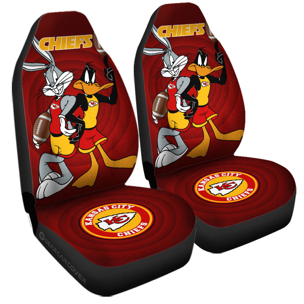 Kansas City Chiefs Car Seat Covers Custom Car Accessories - Gearcarcover - 3