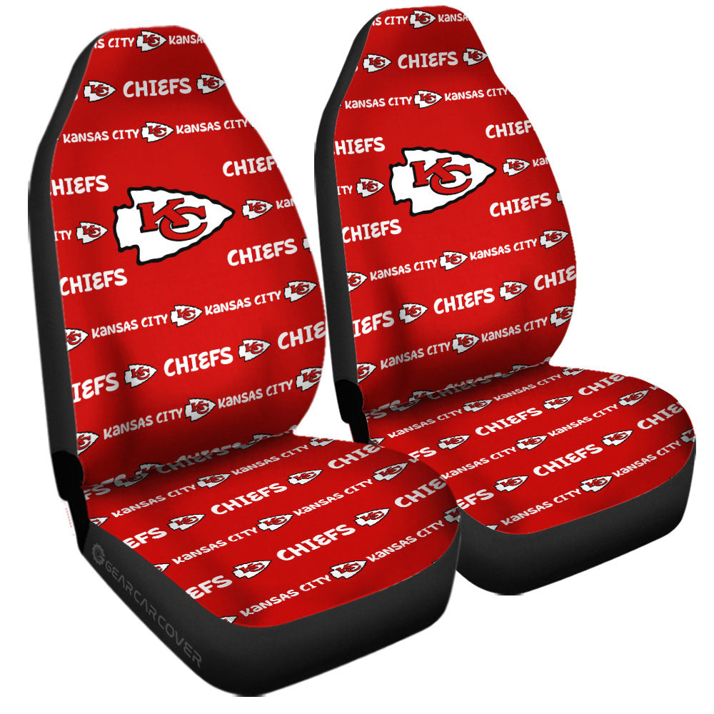 Kansas City Chiefs Car Seat Covers Sporty Team Collection - Gearcarcover - 3