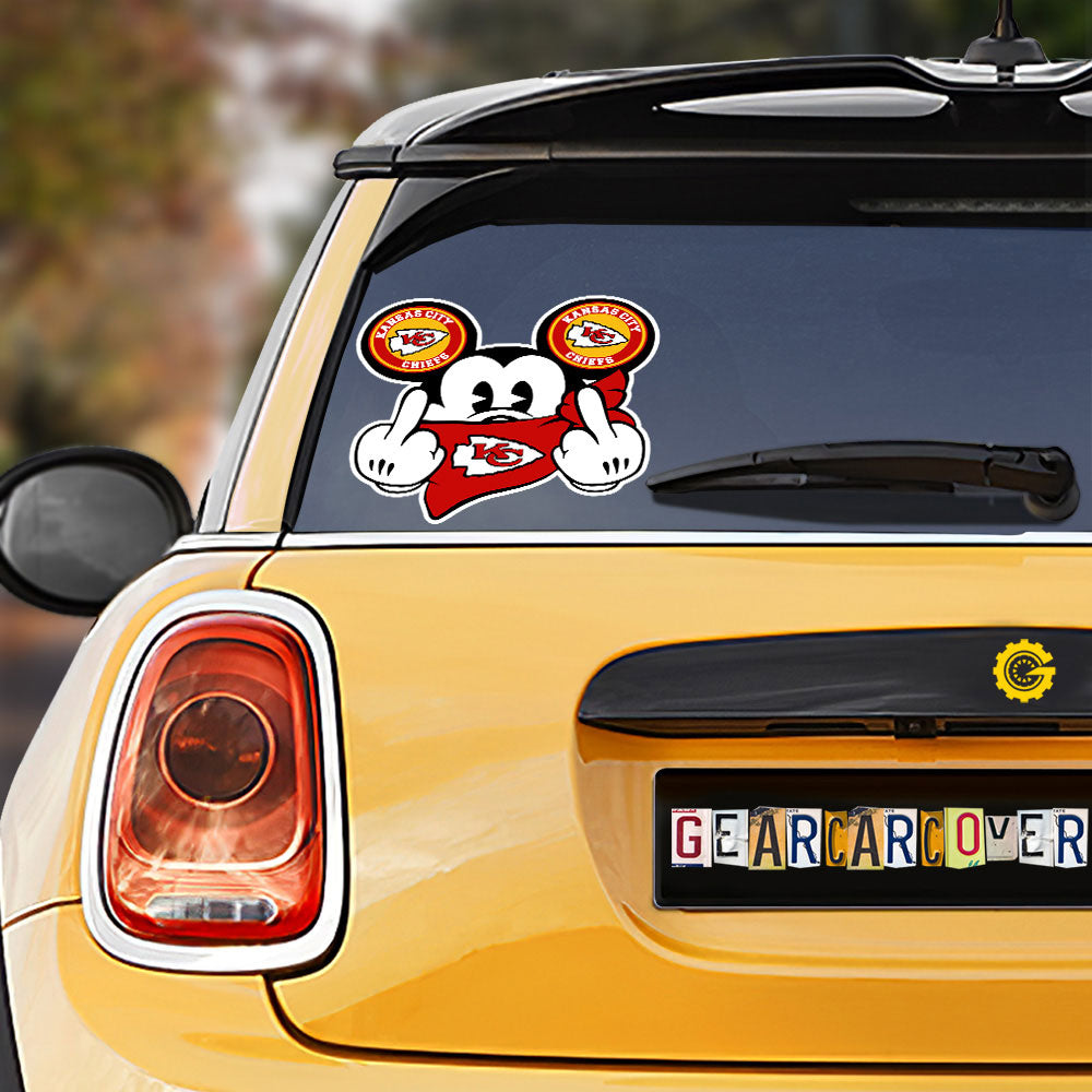 Kansas City Chiefs Car Sticker Custom Car Accessories - Gearcarcover - 1
