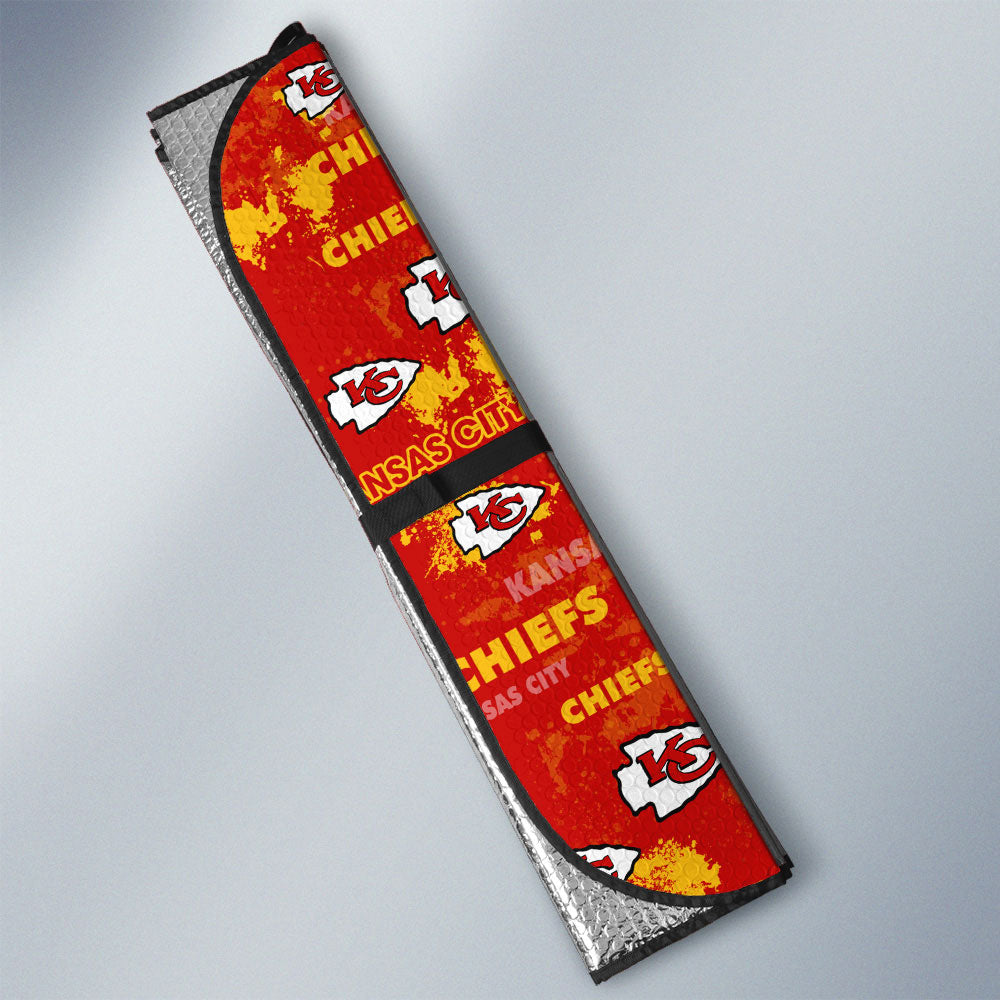 Kansas City Chiefs Car Sunshade Custom Car Accessories - Gearcarcover - 3