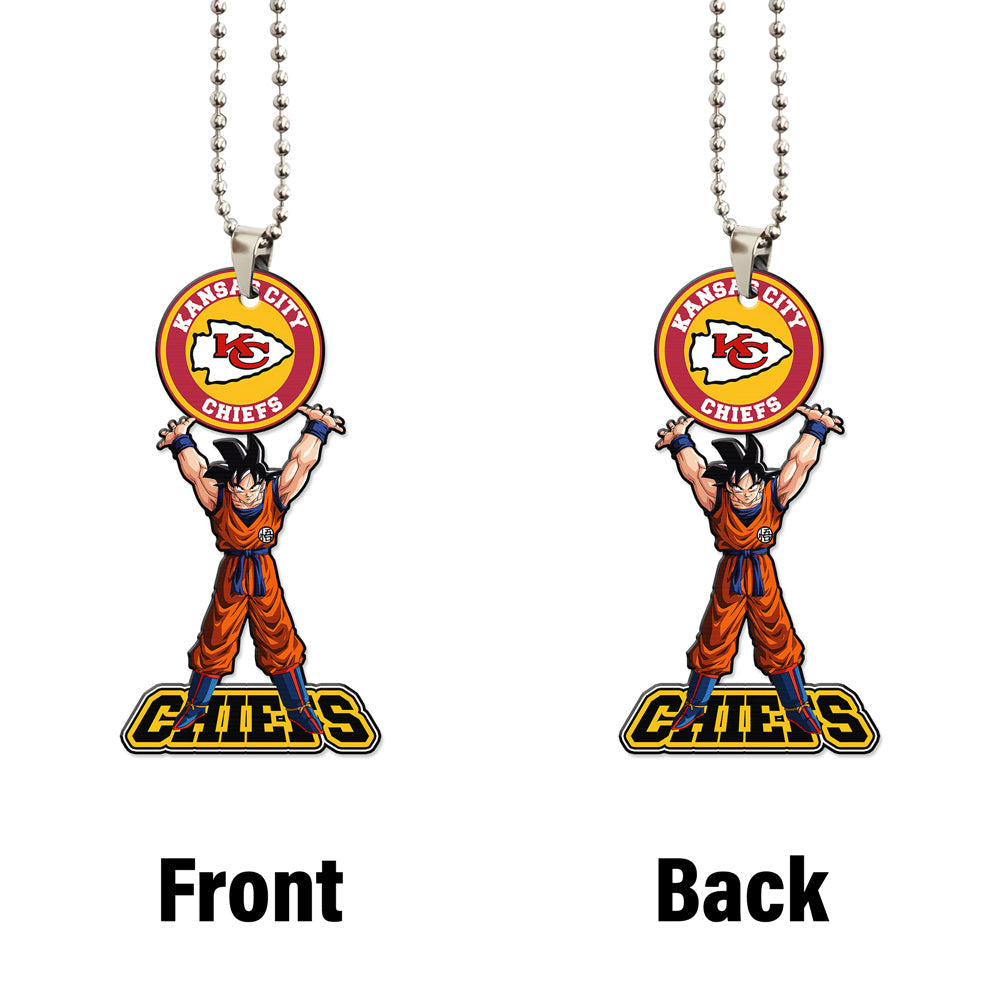 Kansas City Chiefs Ornament Goku Car Accessories - Gearcarcover - 4