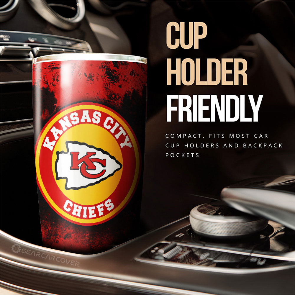 Kansas City Chiefs Tumbler Cup Custom Car Accessories - Gearcarcover - 3