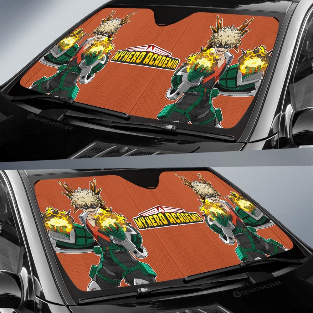 Katsuki Bakugo Car Sunshade Custom - Gearcarcover - 2