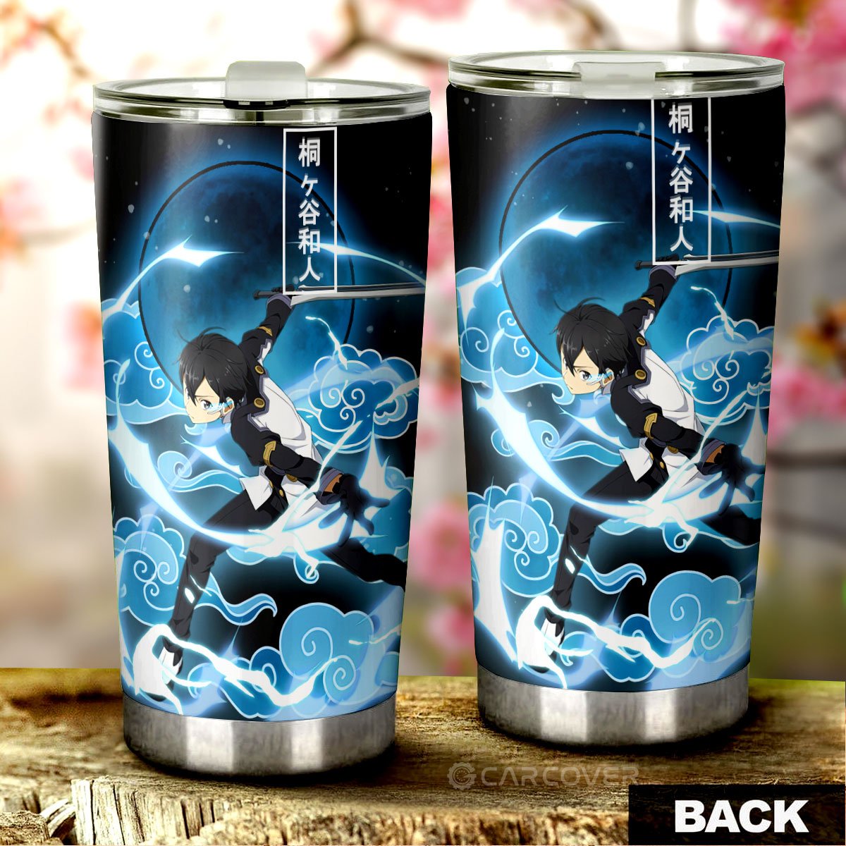 Kazuto Kirigaya Tumbler Cup Custom Sword Art Online Anime Car Accessories - Gearcarcover - 3