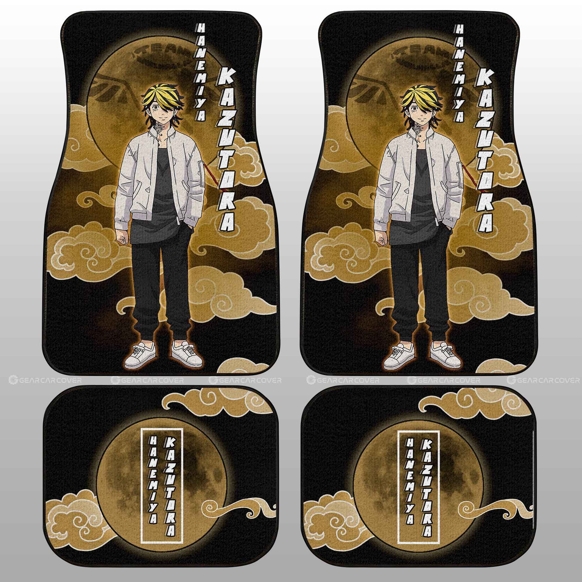 Kazutora Hanemiya Car Floor Mats Custom Tokyo Reverngers Car Interior Accessories - Gearcarcover - 2