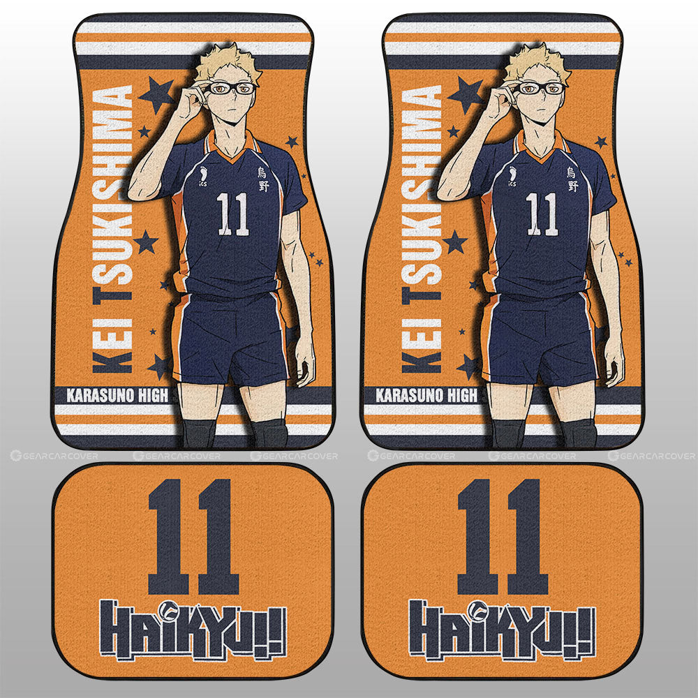 Kei Tsukishima Car Floor Mats Custom Car Accessories - Gearcarcover - 2