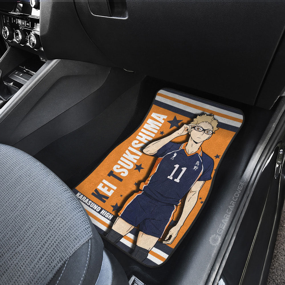 Kei Tsukishima Car Floor Mats Custom Car Accessories - Gearcarcover - 4