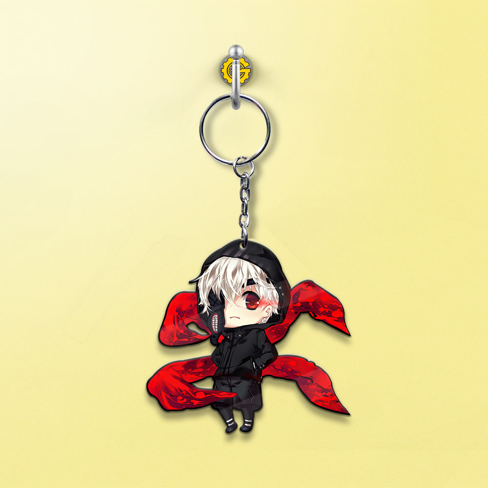 Ken Kaneki Keychain Custom Car Accessories - Gearcarcover - 2