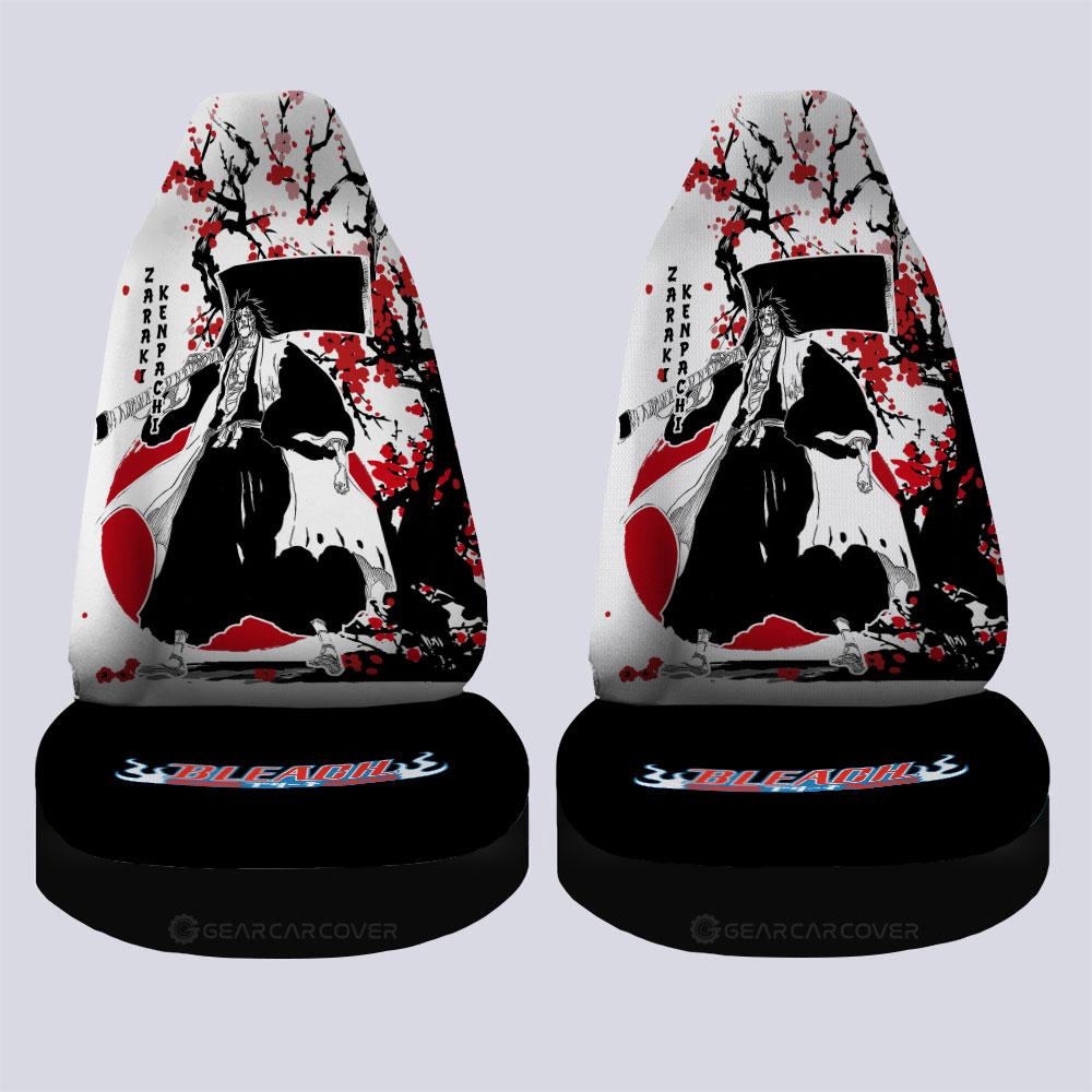 Kenpachi Zaraki Car Seat Covers Custom Japan Style Bleach Car Interior Accessories - Gearcarcover - 4