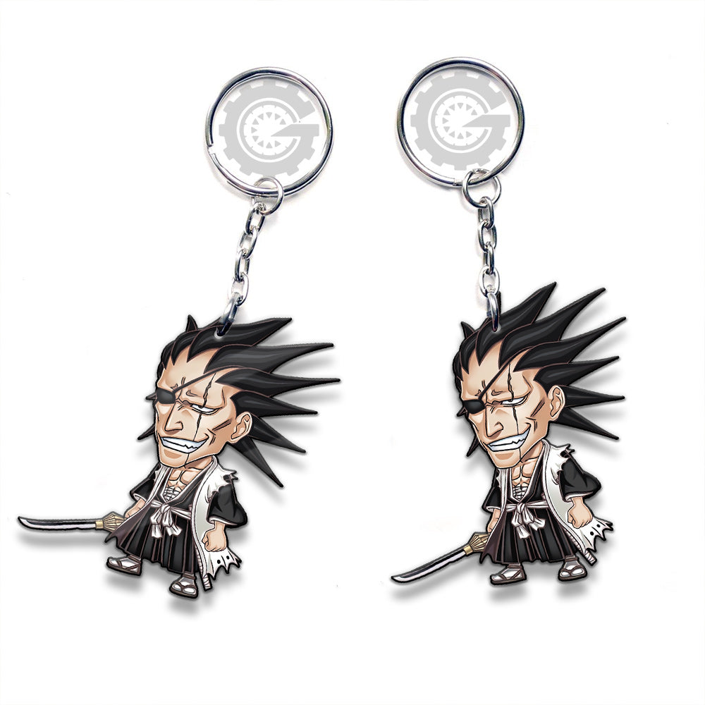 Kenpachi Zaraki Keychain Custom Bleach Car Accessories - Gearcarcover - 3