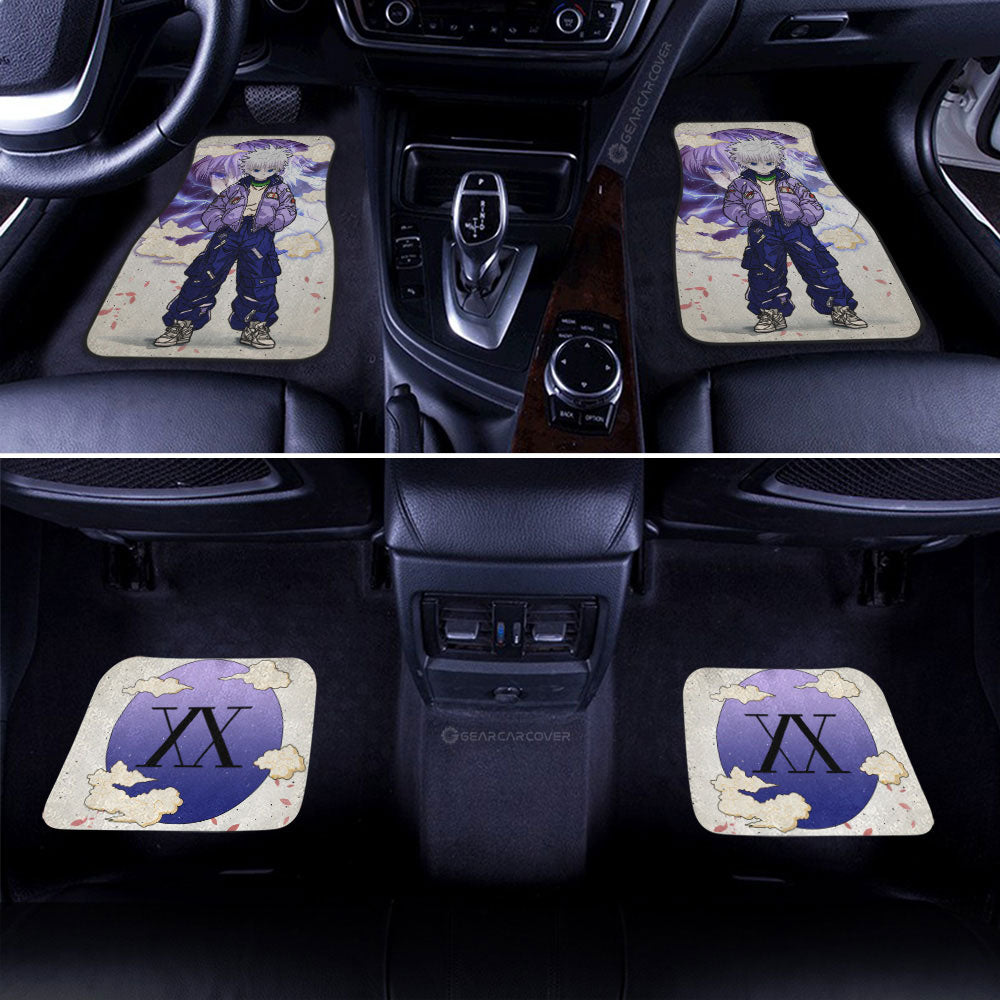 Killua Zoldyck Car Floor Mats Anime Collection - Gearcarcover - 2
