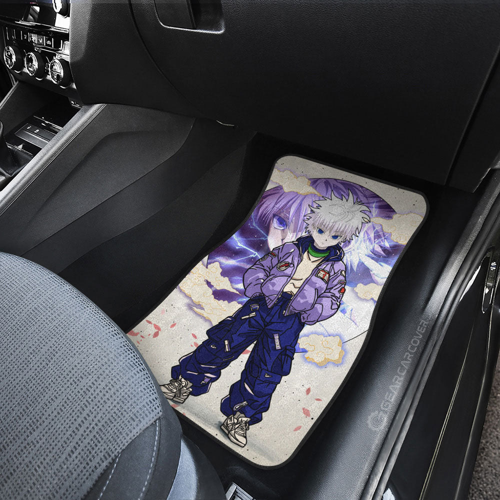 Killua Zoldyck Car Floor Mats Anime Collection - Gearcarcover - 3