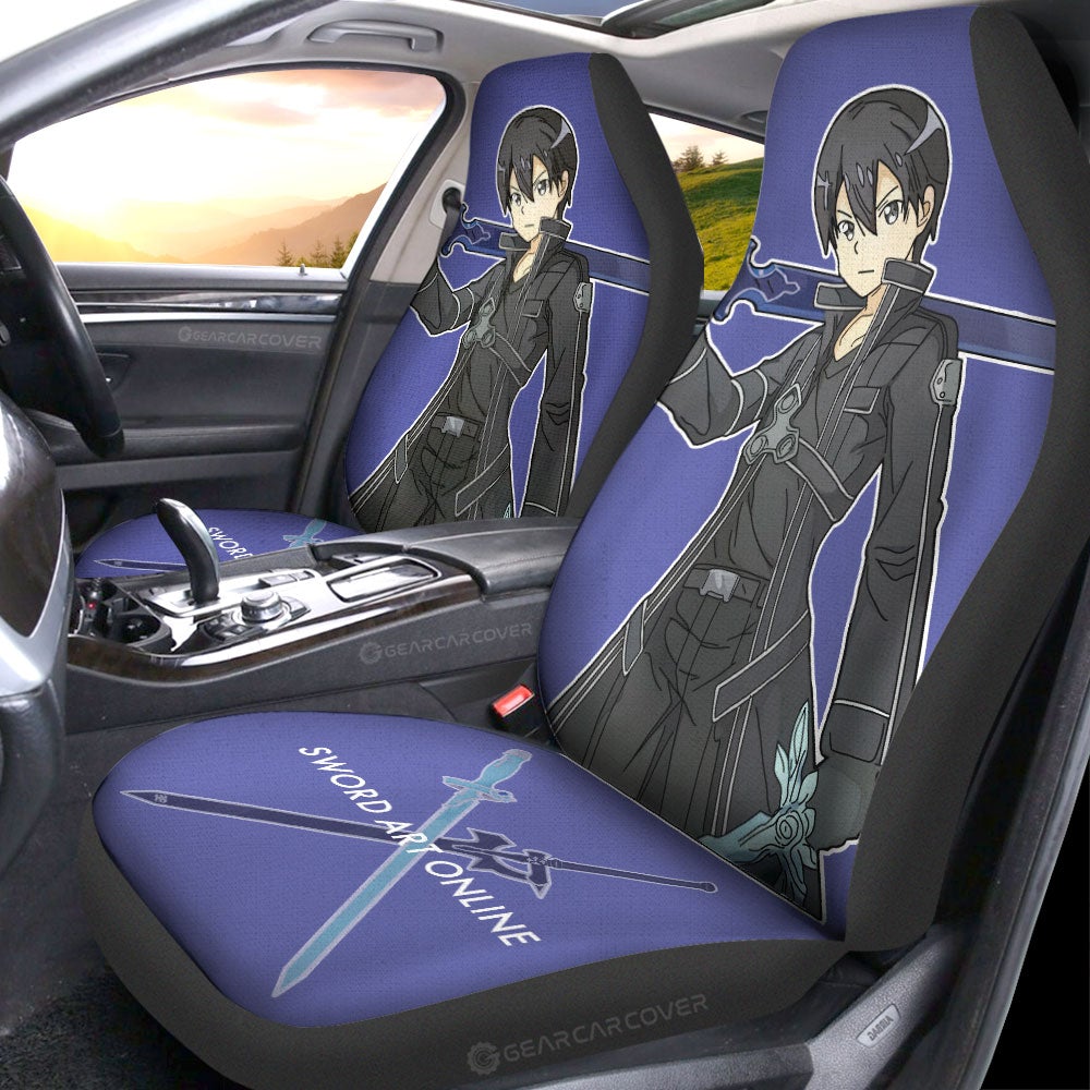 Kirigaya Kazuto Car Seat Covers Custom - Gearcarcover - 2