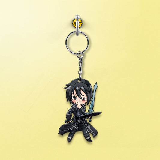 Kirito Keychain Custom Car Accessories - Gearcarcover - 2