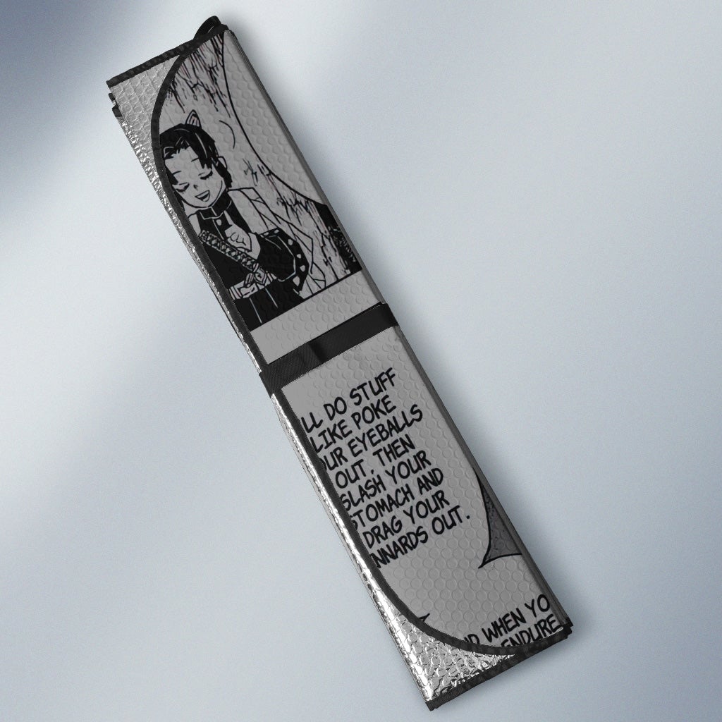 Kochou Shinobu Car Sunshade Custom Mix Mangas - Gearcarcover - 3