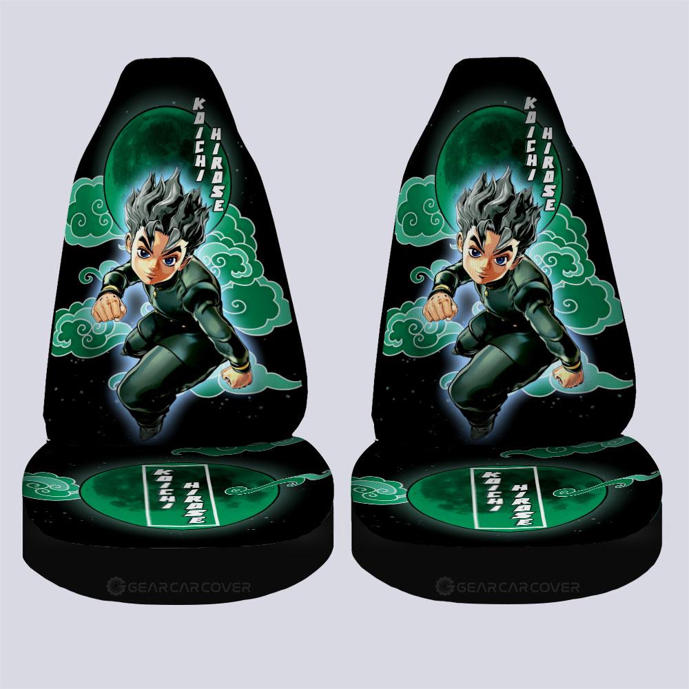 Koichi Hirose Car Seat Covers Custom Bizarre Adventure Car Accessories - Gearcarcover - 4