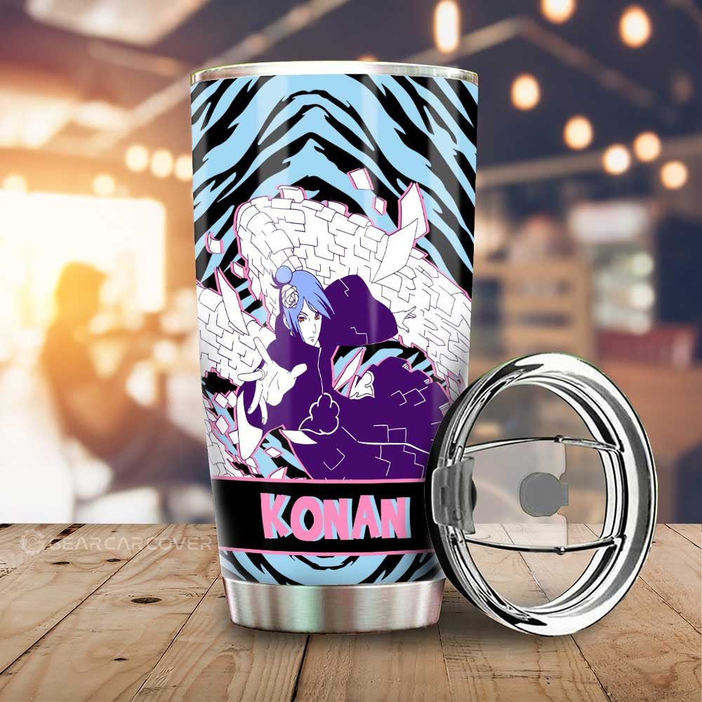 Konan Stainless Steel Tumbler Cup Custom - Gearcarcover - 1